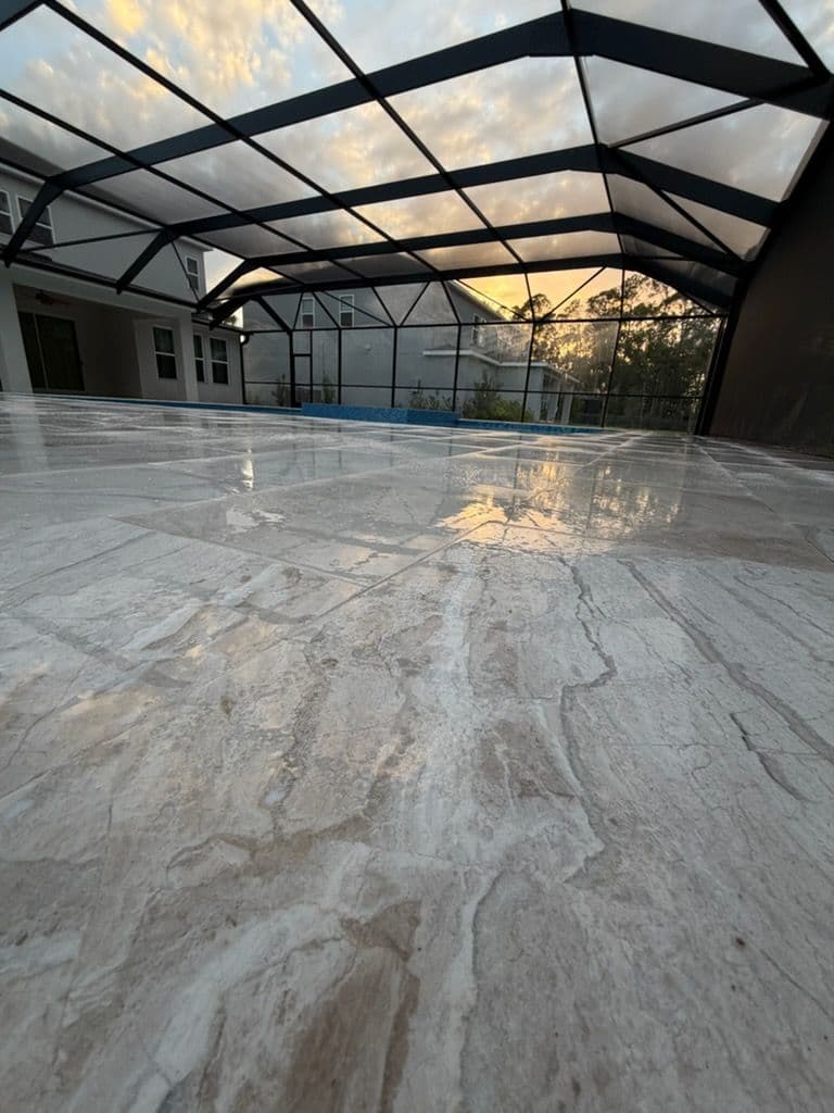 Project Sparkling Pool Area Clean in Wesley Chapel image