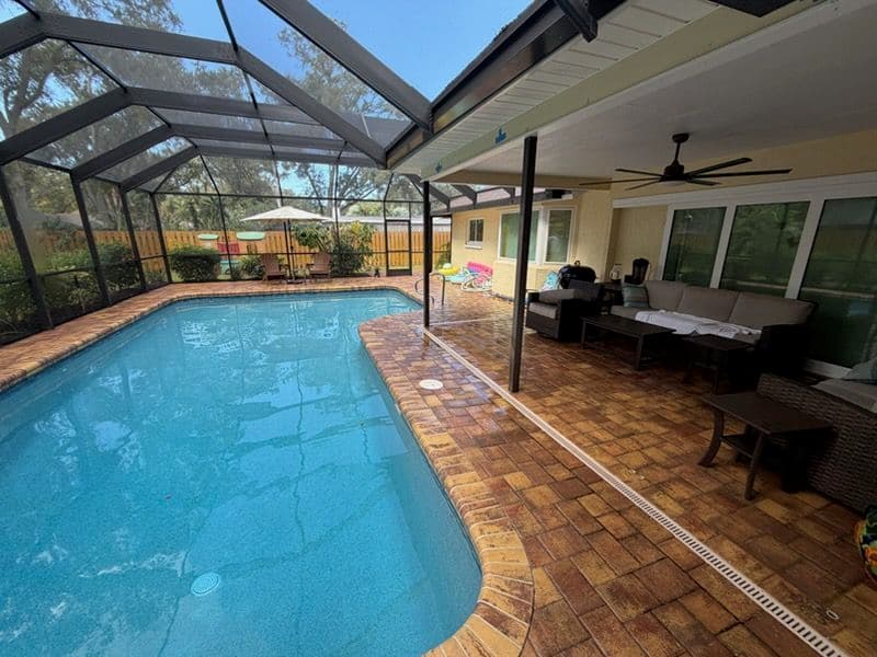 Pool Deck and Cage Cleaning - Your Backyard Haven Awaits!