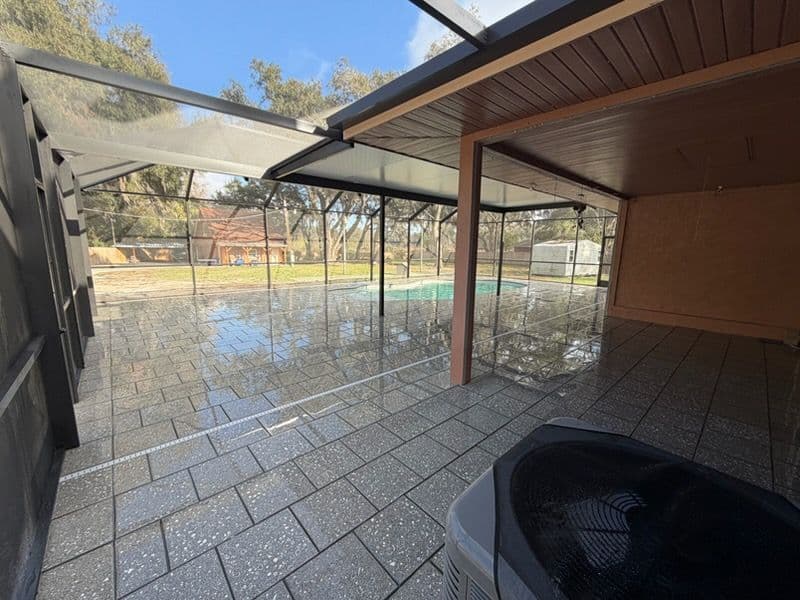 Pristine Poolside Patio in Seffner FL